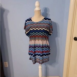 Chevron Patterned Women's Top